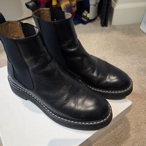 &Other Stories Women's Black Leather Chelsea Boots
